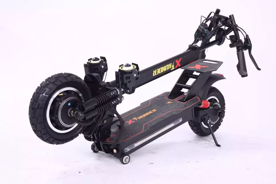 Mega wheels Foldable X Thunder  Electric Scooter follded pic