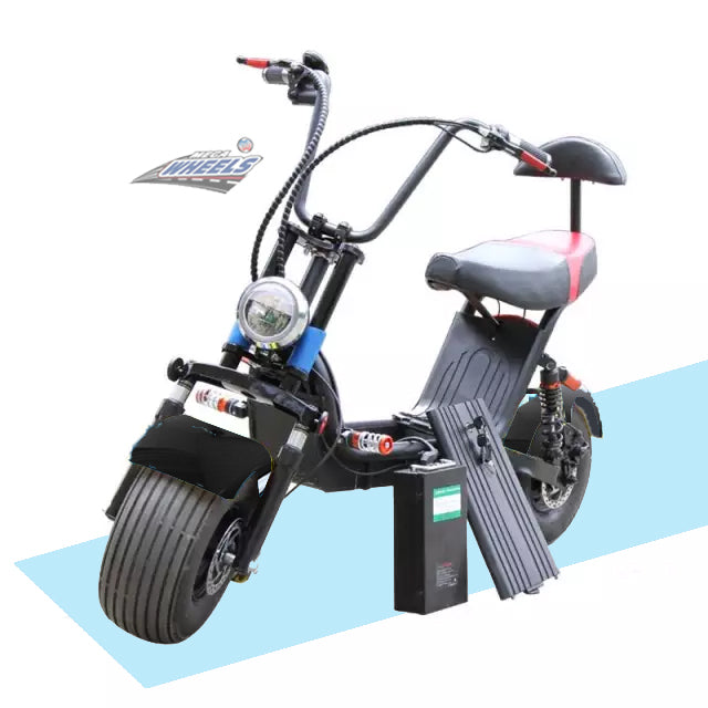 Medium Coco Harley Electric scooter with Fat tyre  front
