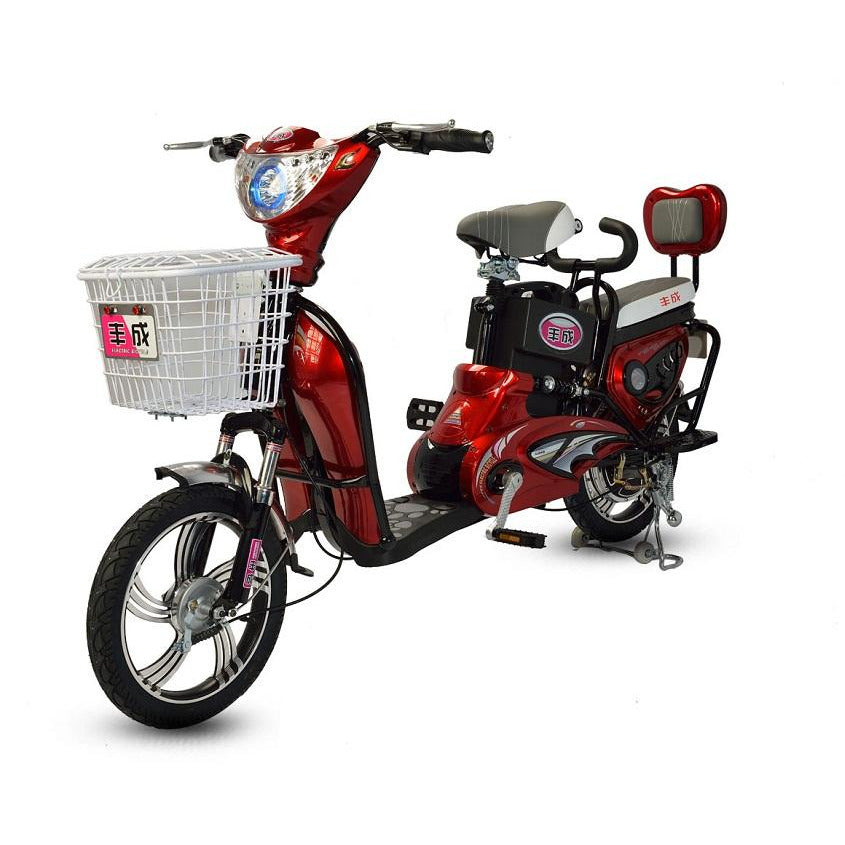 Megawheels Classic 48v Grocery Electric scooter bike with pedal | Adults Electric Scooter