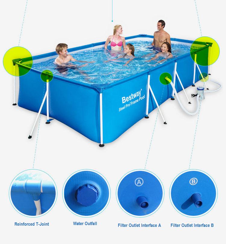Family Splash Frame Pool With Filter box