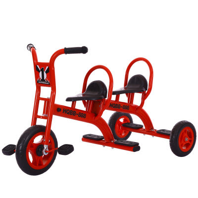 Red Metal 2 seater Super Strong Bicycle with Foot rest - MGA STAR MARKETING 