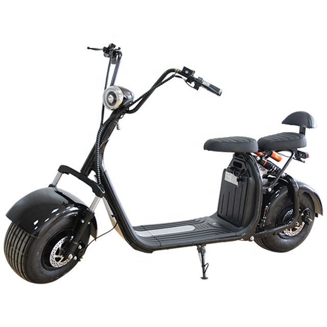 Coco Harley Electric Scooter With 60 V Removable Battery side view