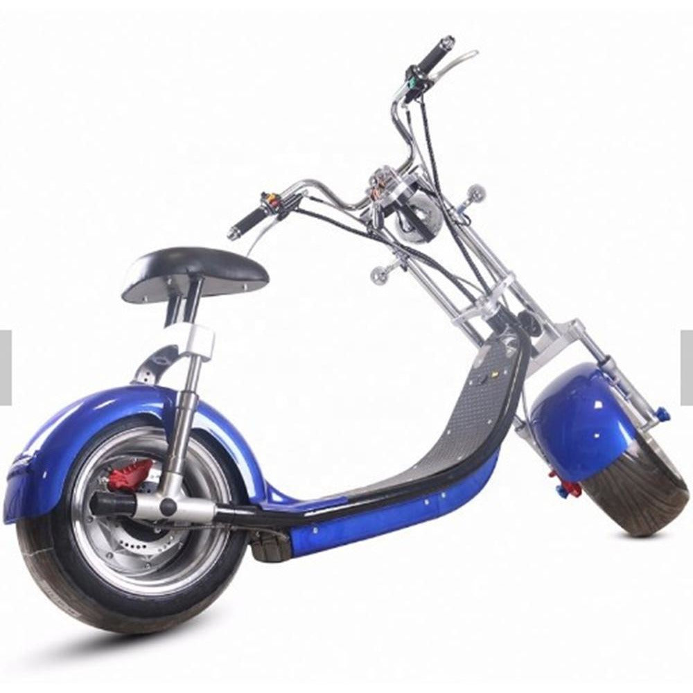 King Henry Fat Tire Scooter blue