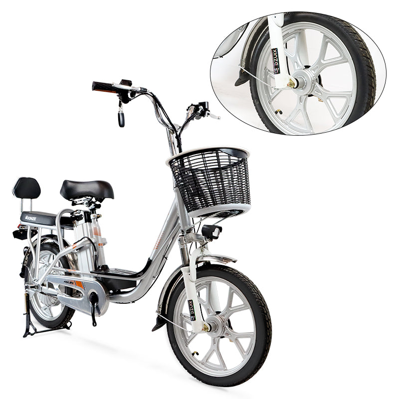 Megawheels G9 Electric Moped Bike With Pedal Assist side view