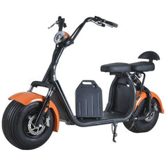 Coco Harley Electric Scooter With 60 V Removable Battery side view