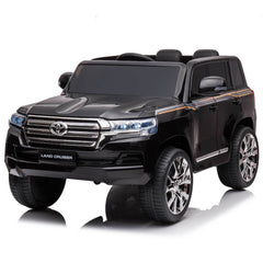 electric Toyota land cruise  ride on with rc for kids - Metallic grey