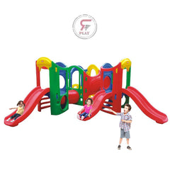 Tri Kids Slides With Fun Play Area