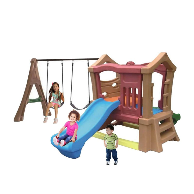 Kids Naturally Playful Slide And Swings
