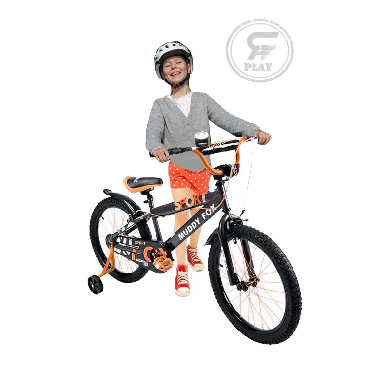 20 inch used kids bike with training wheels