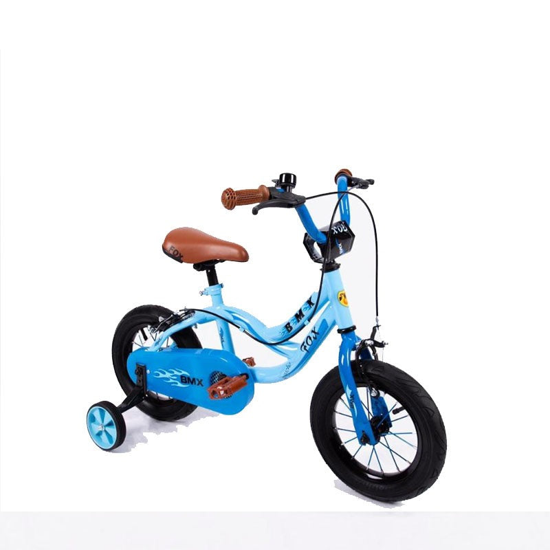 Blue Kids Bicycle BMX with Training wheels Assorted 12"