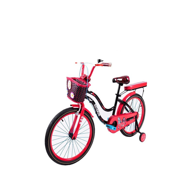 Children's Bicycle with Basket And back cushion