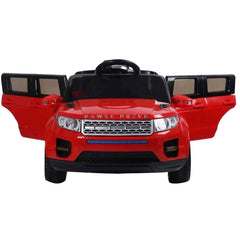 Red Open Door Ride on Small Car Toy Range Rover SUV 12V