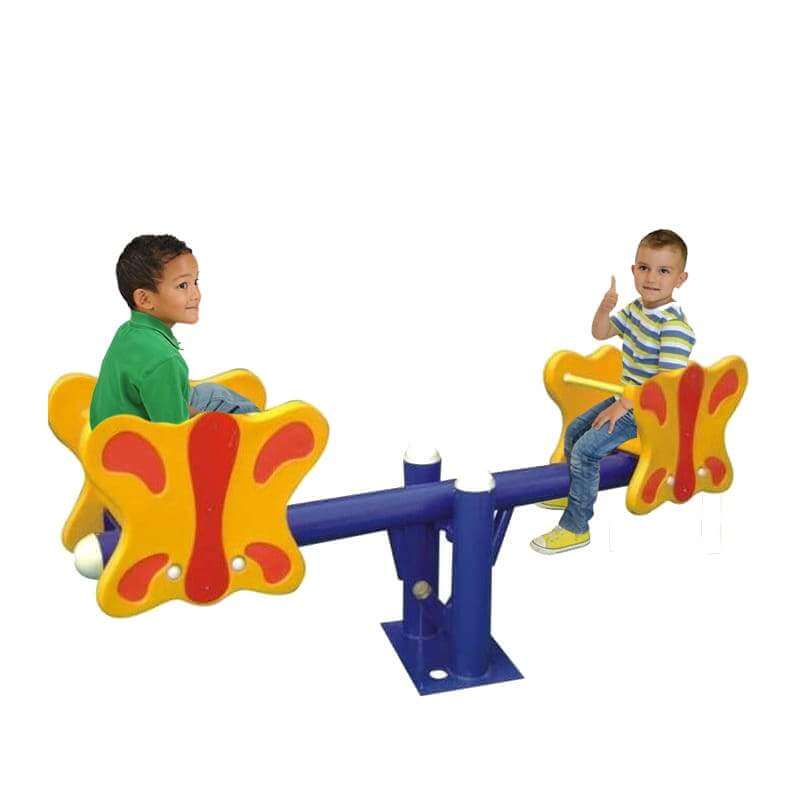 Metal Butterfly Rocker See Saw - 2 seats  - Assorted  Colors - rafplay
