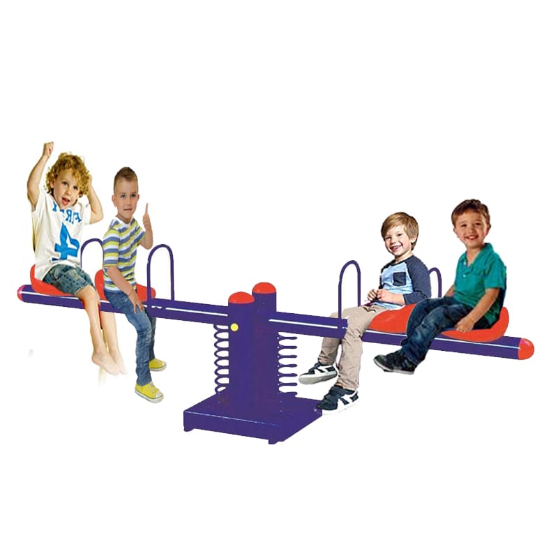 Kids Garden Toys Quadraplet Double springs Metal SeeSaw Rocker – Rafplay