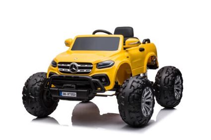 Electric Powered Big size MercedesYellow  Ride on 12 volt for kids with 1 seats 