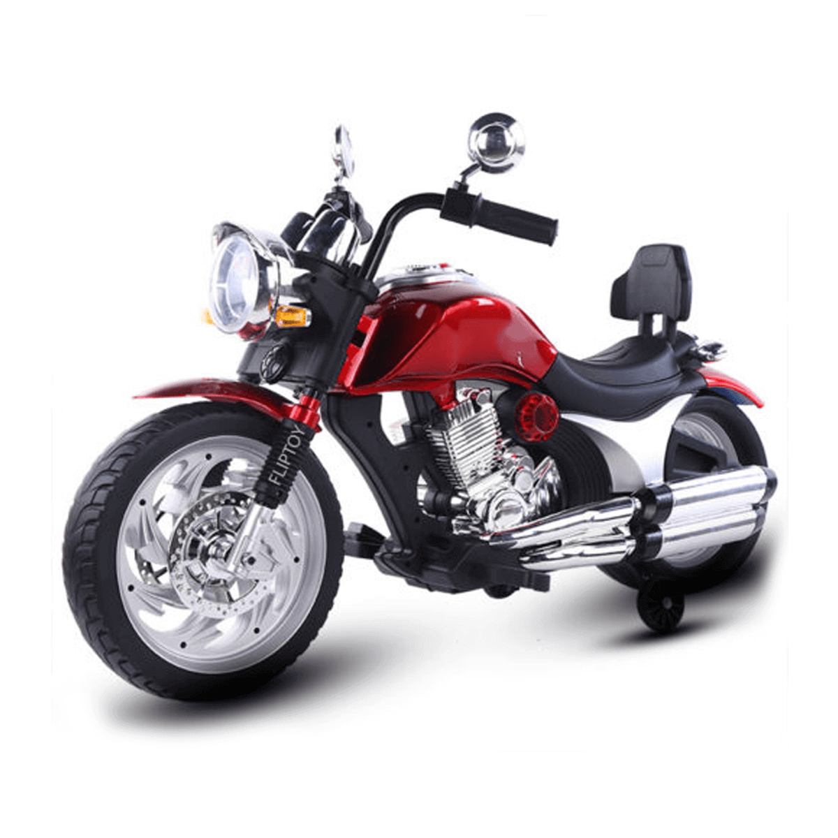 Kids Electric Ride on Megastar Harley Davidson Topper Power Bike Rafplay