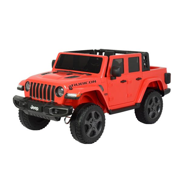 Red Electric Ride on Jeep Wrangler Rubicon SUV 12V 
