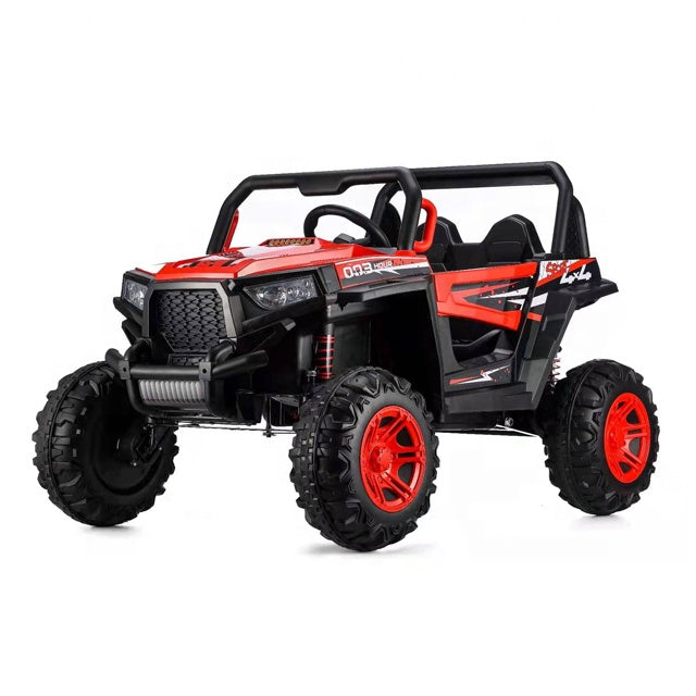 Red Electric Ride on Car Trux Suv Buggy 4x4 with 2 Seats 12V