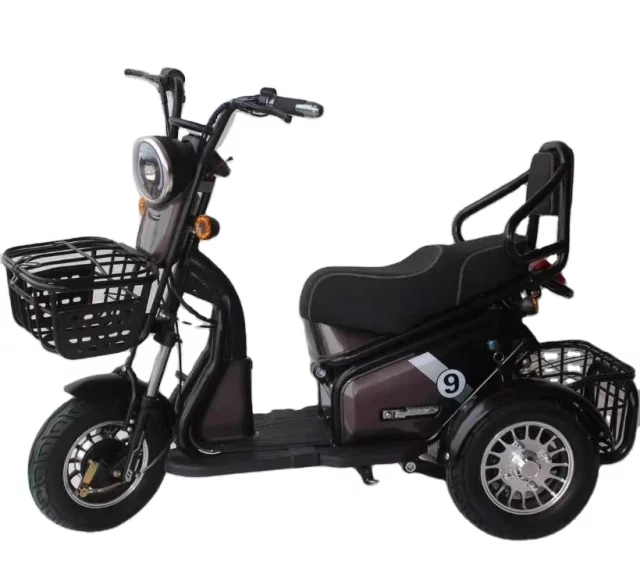 MEGAWHEELS Mobility 3 Wheels Electric Scooter With Basket