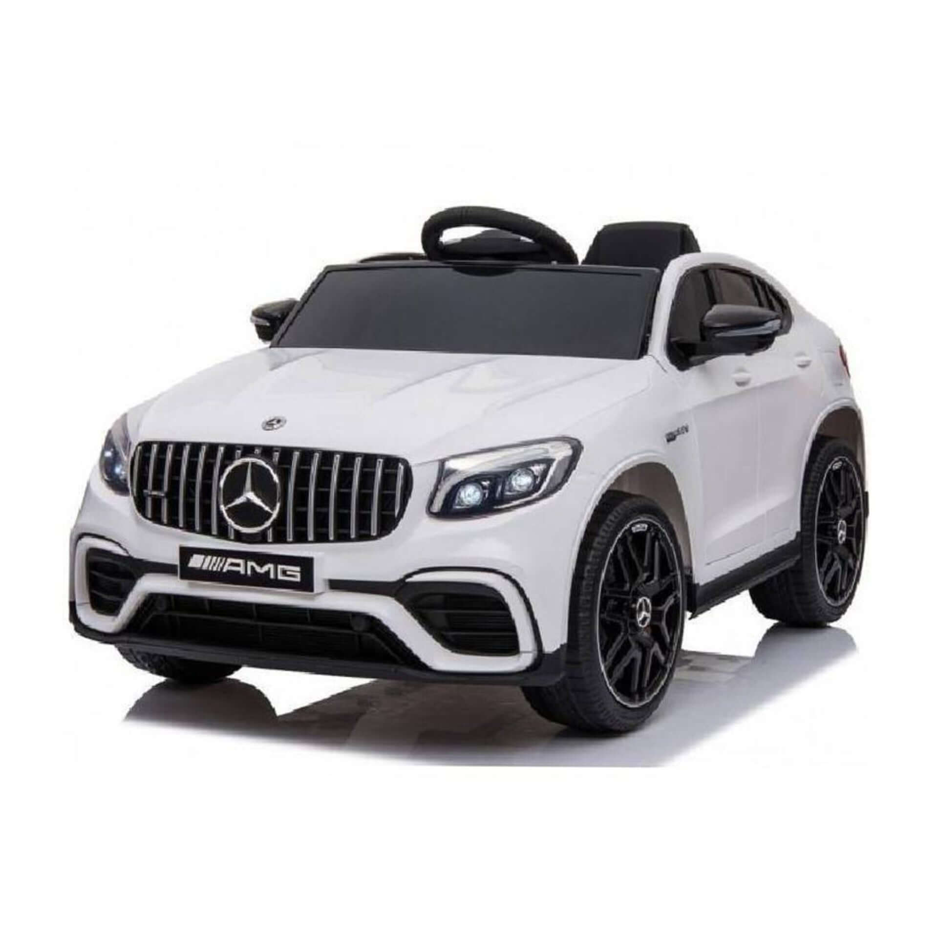 White Electric Ride on Licensed Mercedes AMG GLS63 Toy Car For Kids 12V Front 