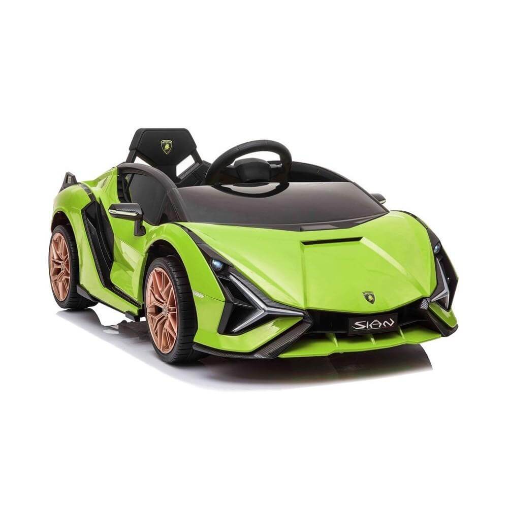 Green Licensed Ride on Lamborghini Prime Sian Car Battery Operated 12V