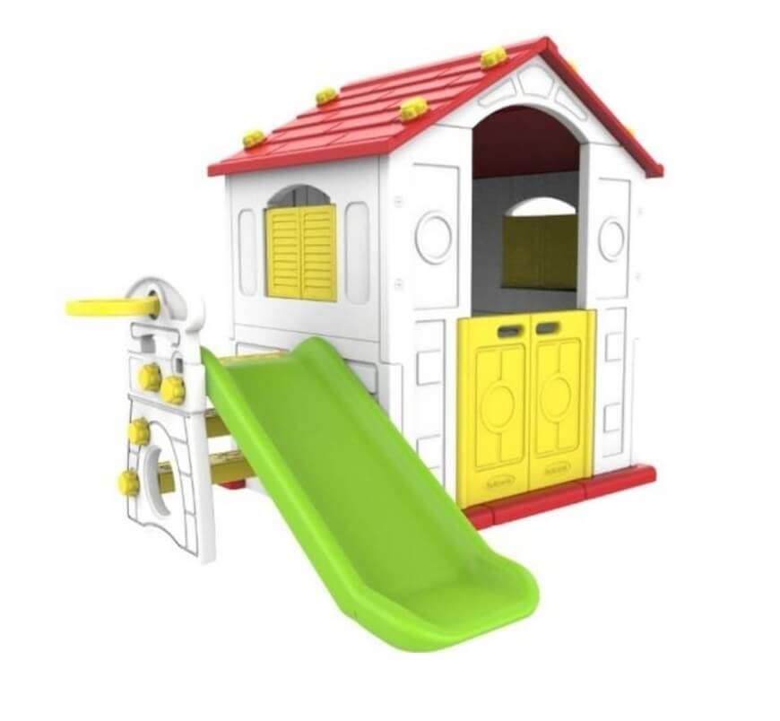 SUNNY PLAYHOUSE WITH SLIDE & hoops