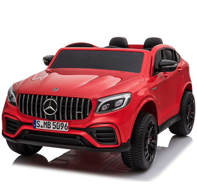 Red Licensed Ride on Mercedes-Benz GLC63S Kids Sports Car 12V