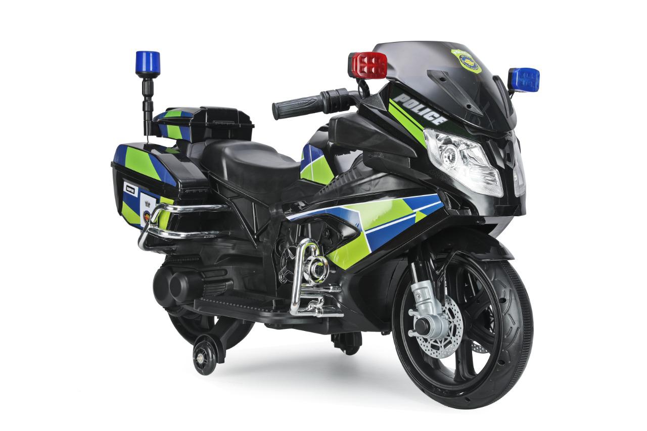 Electric Ride on Police Motorcycle Battery Powered Bike for Kids 12V
