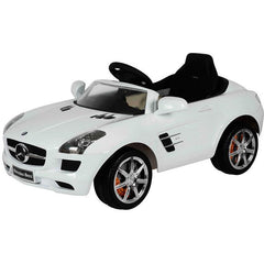 White Ride on Licensed Mercedes SLS Coupe Car 