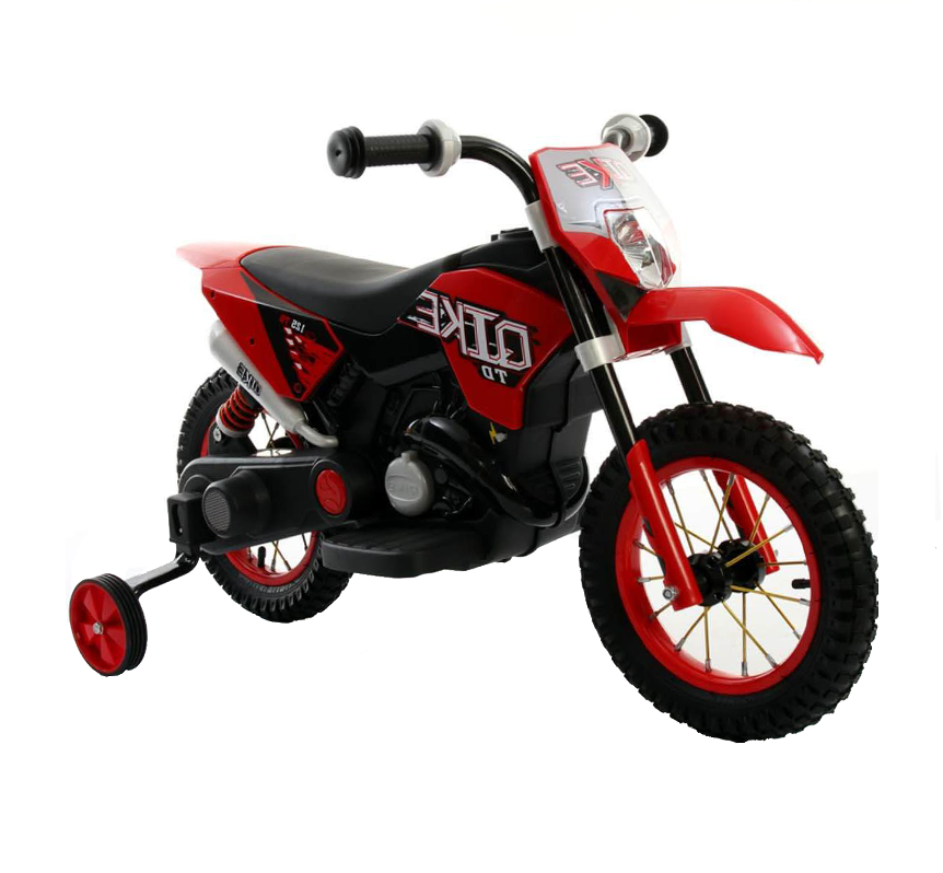 Megastar Ride on Dirt Cross Ghost Bike With Training Wheels – Rafplay