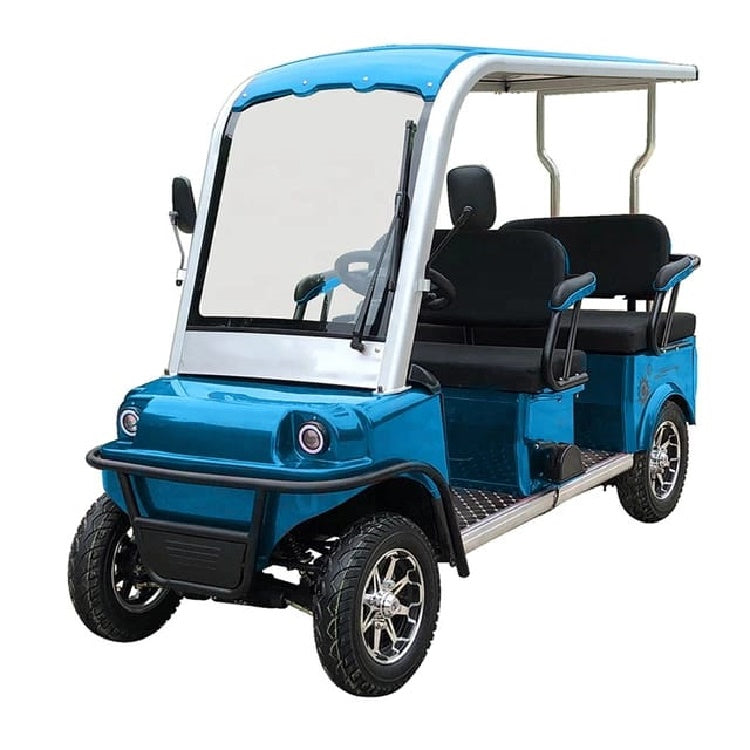 Megawheels 6 Seater Electric Golf Cart blue