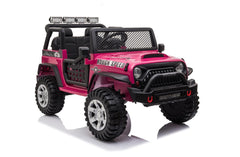 Pink Jeep Toy Car 2 Seater RAF Prowler 12V 4WD fRONT