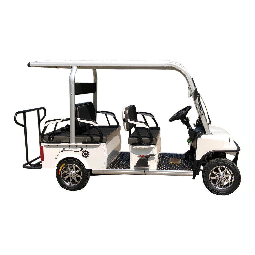 Megawheels 6 Seater Electric Golf Cart white