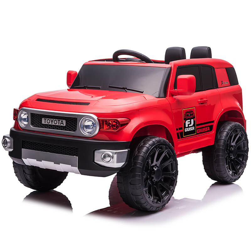 Red Ride-On Raf Toyota Wild Pick Up Style SUV 2 seater 12VSide
