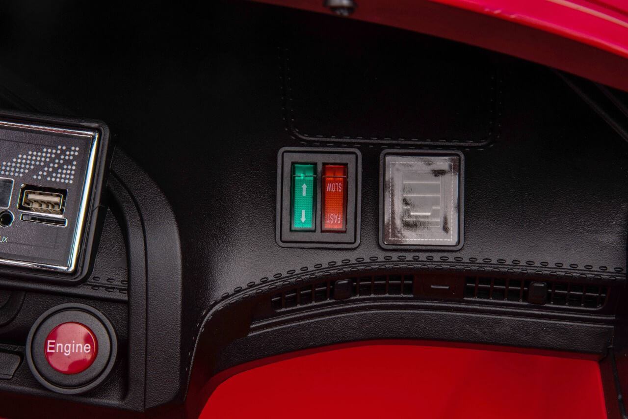 12V Ride on Chevrolet Corvette C8 2 Seater electric car for kids - Red