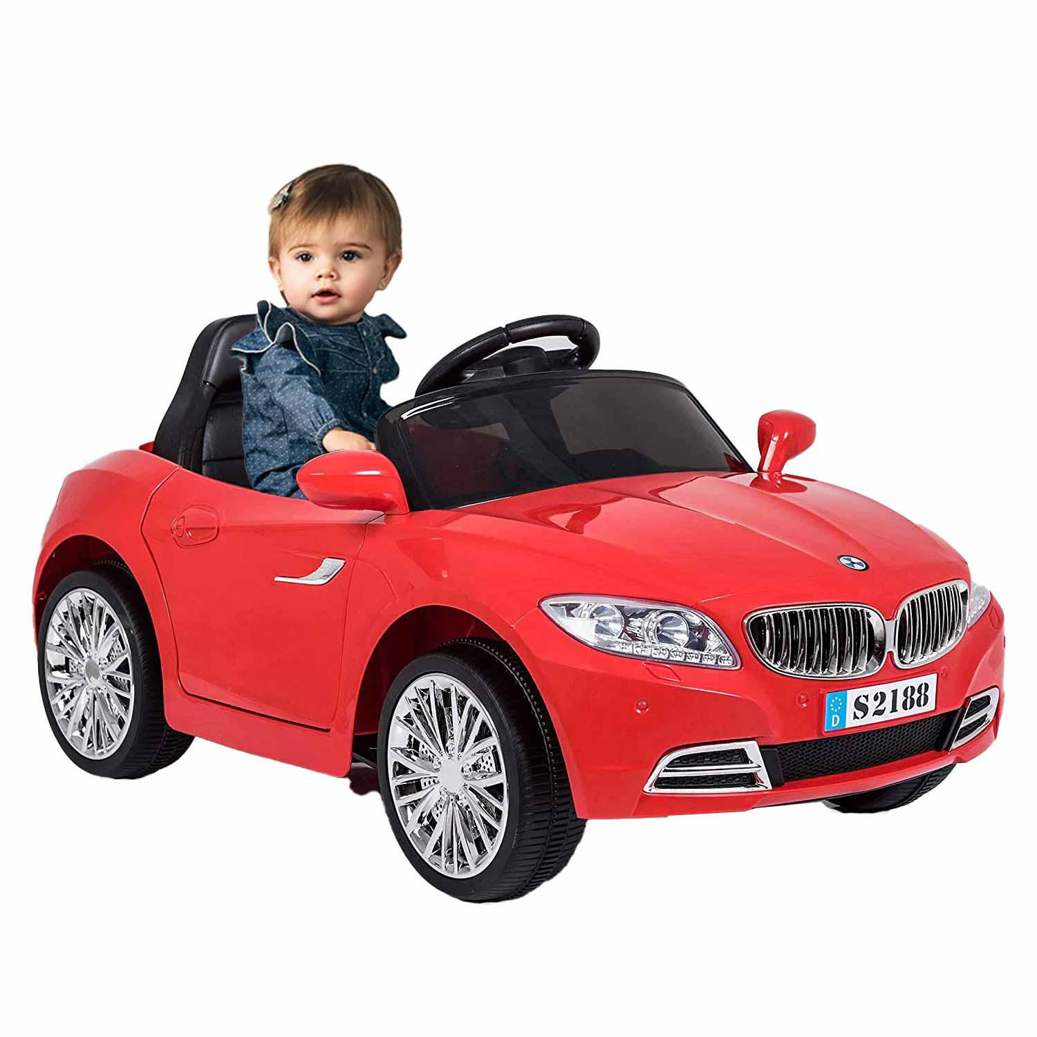 Red Electric Ride on Car BMW STYLE 12V Battery Powered 12V