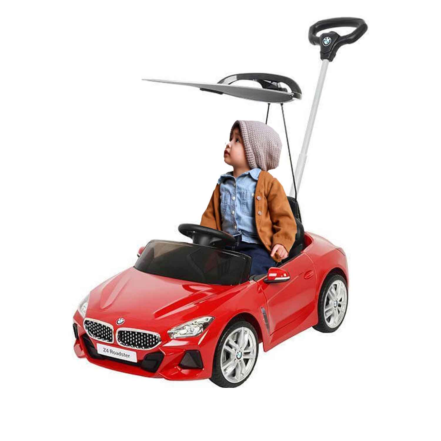 Megastar Ride on Push Car BMW Z4 For Kids with Canopy
