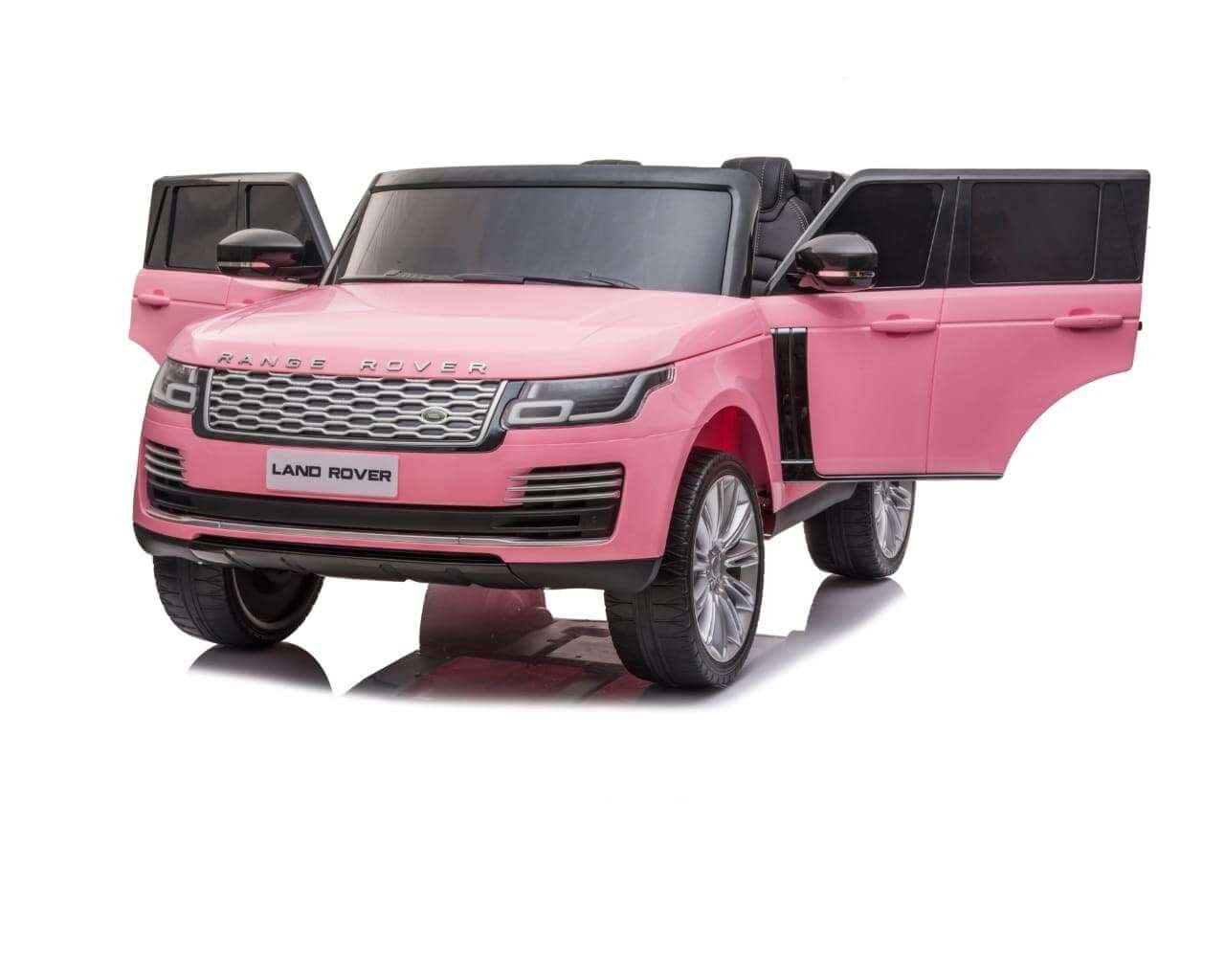 Pink Open Door 24 v Premium Range Rover Vogue Two Seater Car for kids