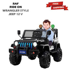 RAF XTREME FUN 12V RIDE ON SUV JEEP WITH OPEN DOORS FOR KIDS - rafplay