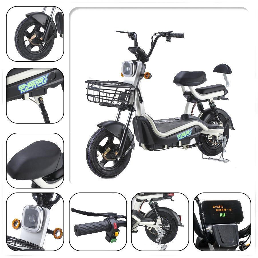 MEGAWHEELS Electric Moped Scooter Smart Bike all accessories