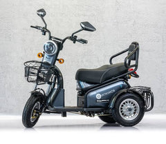 3 Wheels Electric Scooter With Basket