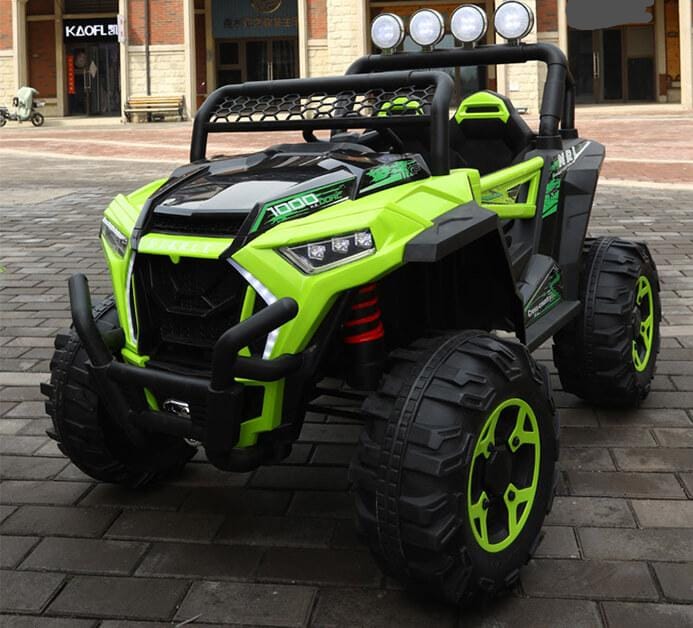 Green Electric for Kids Jeep