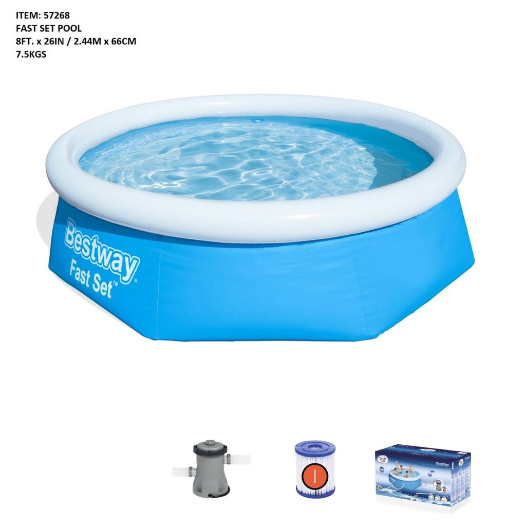 Bestway Swimming Pool Fast Set With Filter: