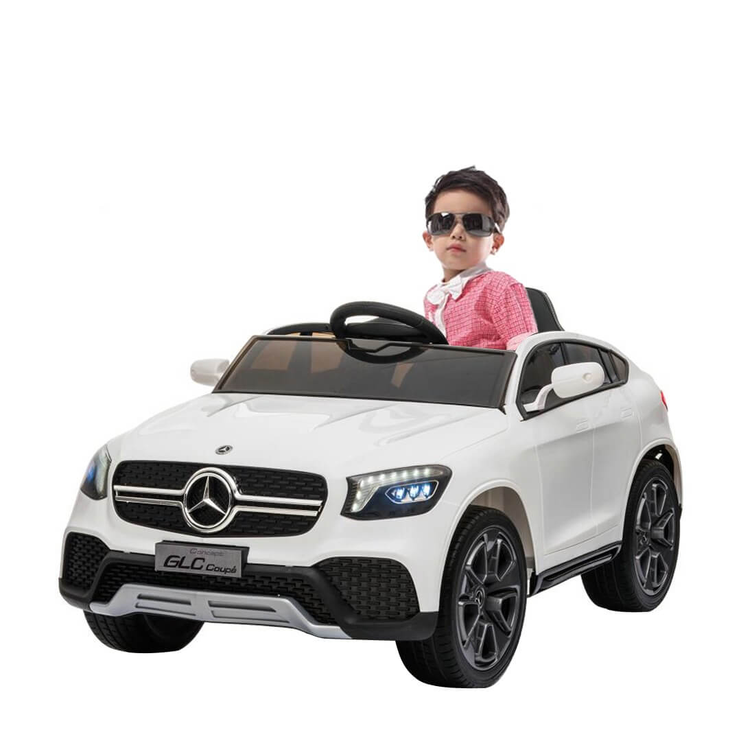 Electric 12 v Licensed White Mercedes Gls Coupe car With Rc