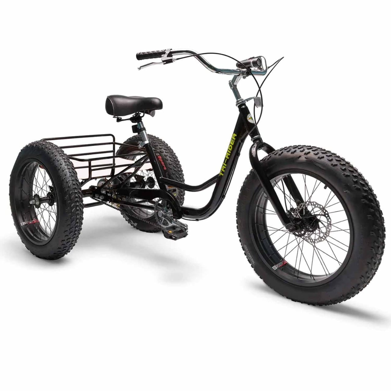 Fat tire tricycle off road trike with Basket 26"