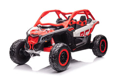 Kids Electric ride on car 12V Licenced Can-Am RS UTV Buggy For 2 bog kids- Orange 