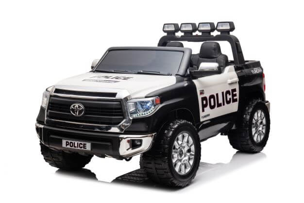 Megastar RIDEON 12 v  LICENSED TOYOTA TUNDRA POLICE Truck  FOR KIDS-Black