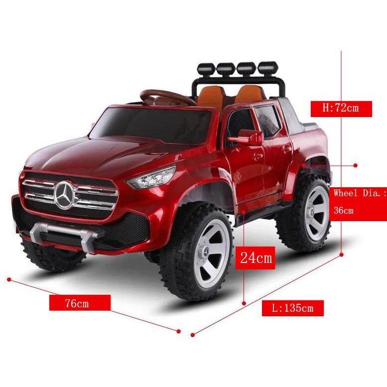 Red Mercedes Style Hybrid 12 v Suv Ride on jeep Car For kids