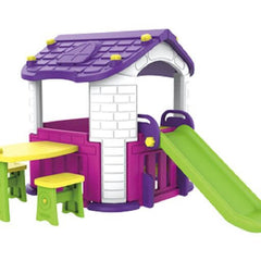 playhouse with Table, Chairs and slide