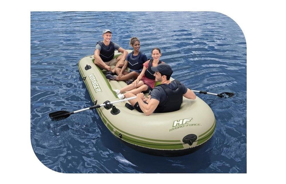 Hydro-Force Voyager Raft Set For 4 Persons11'6" x 57"-Green